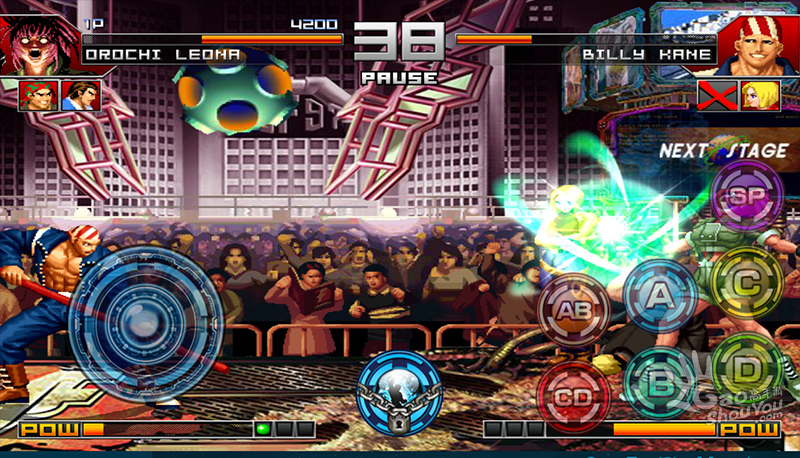《 拳皇97高清对战版》采用3V3的玩法，人物重新绘制