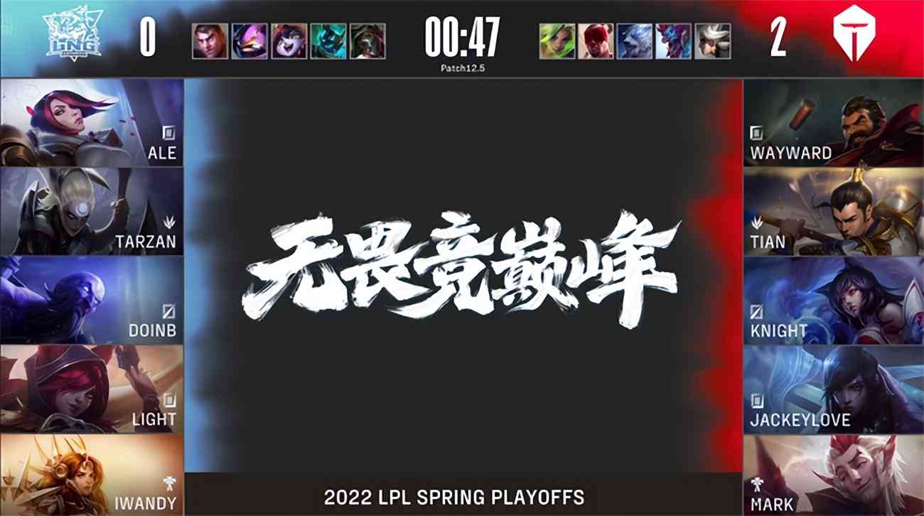 LOL-LPL：knight阿狸叠满25层“杀人书”，TES 3-0击败LNG晋级四强