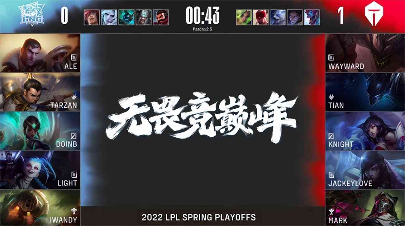 LOL-LPL：knight阿狸叠满25层“杀人书”，TES 3-0击败LNG晋级四强