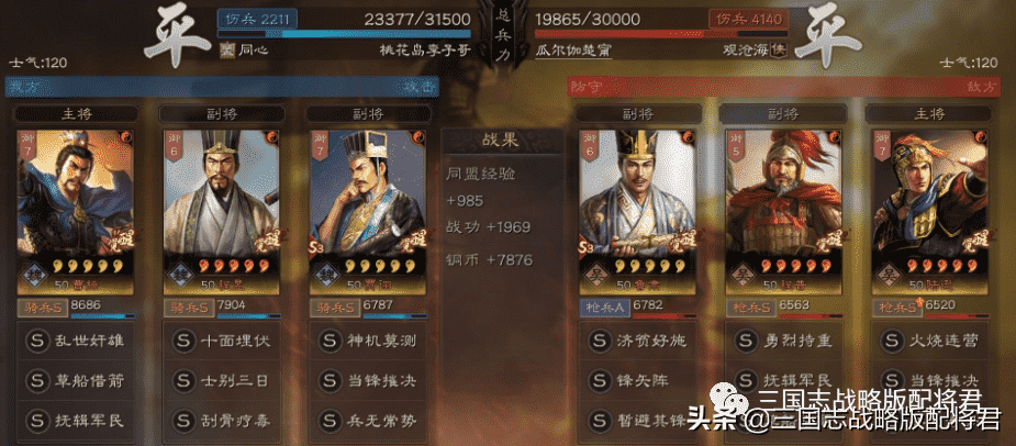 三国志战略版程昱最稳的肉法骑,低损打穿主流满红