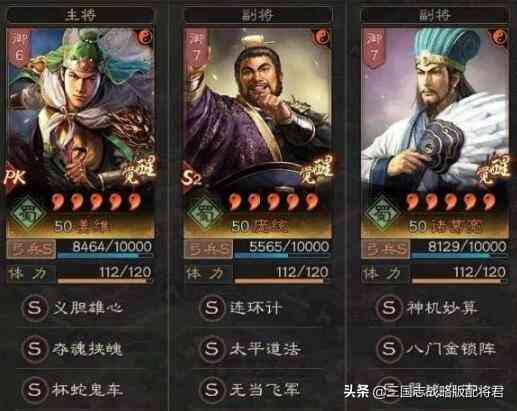 三国志战略版9套公认的T0阵容,可打千万战功,航母区抢着用