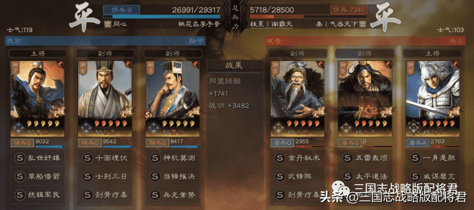 三国志战略版程昱最稳的肉法骑,低损打穿主流满红