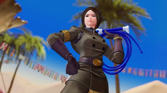 《拳皇15》新角色薇普预告：皮鞭女王的所有技能（拳皇14薇普技能）