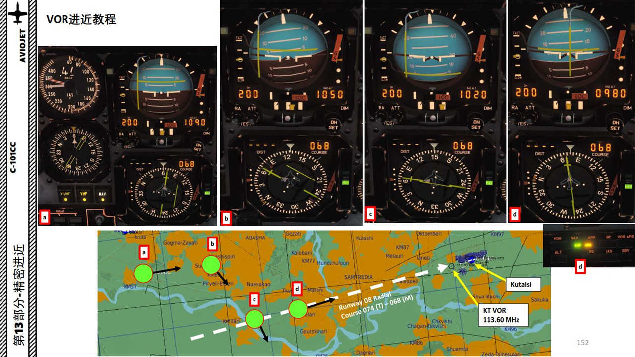 DCS C-101 教练机 中文指南 13.2VOR进近教程（dcs控制系统入门视频教程）
