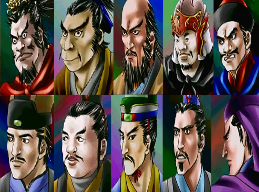 三国群英传2,这次的10位将领普遍还是比较猛的
