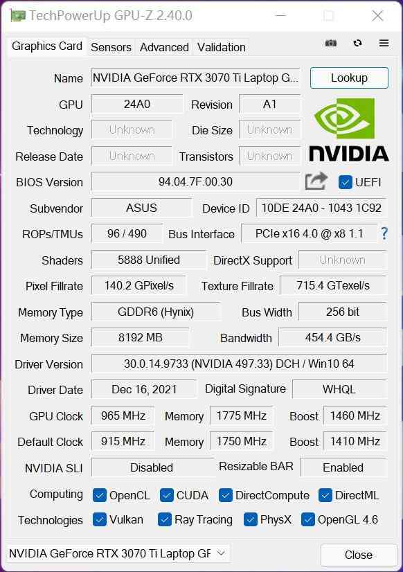 ROG枪神6游戏本评测：i9-12900H RTX 3070Ti旗舰组合的电竞游戏本