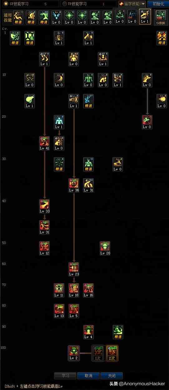 盘点:DNF100级史诗武器大全及全职业技能加点推荐