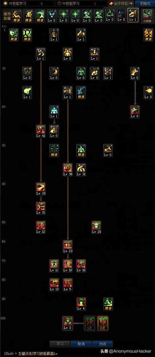 盘点：DNF100级史诗武器大全及全职业技能加点推荐