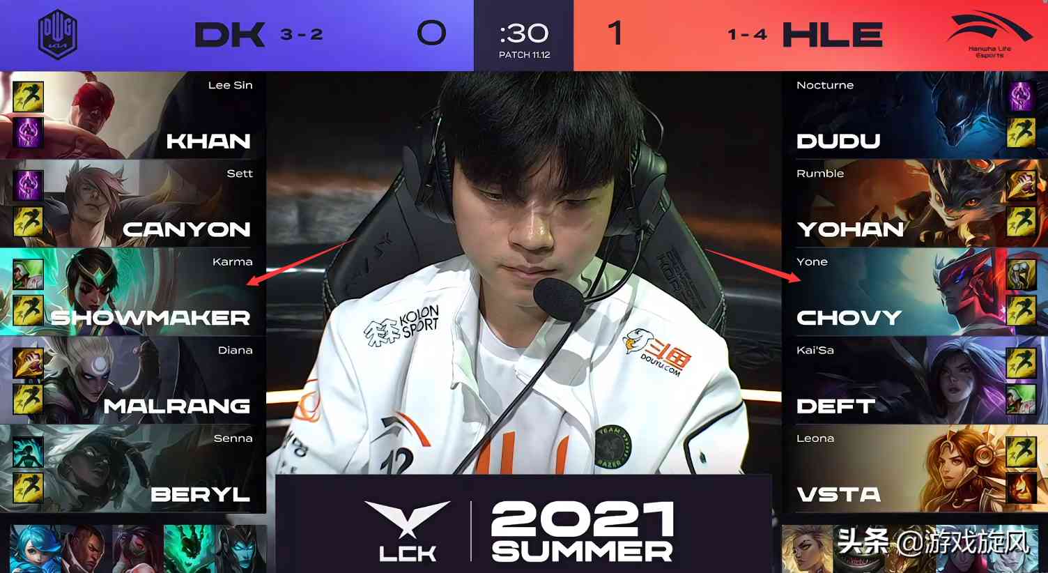 LOL：下路被打穿上单来补救，汉子哥盲僧打穿一路DK扳平比分（盲僧lpl）