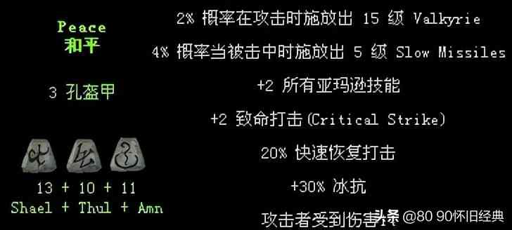 开荒 那必须得高调！暗黑2狱火重生最适合开荒的符文配对