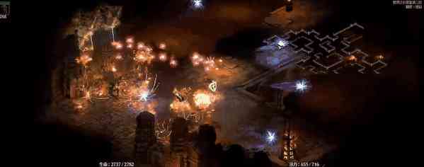 暗黑2重制版之战网中最效率的清图角色，火焰与闪电的全屏输出