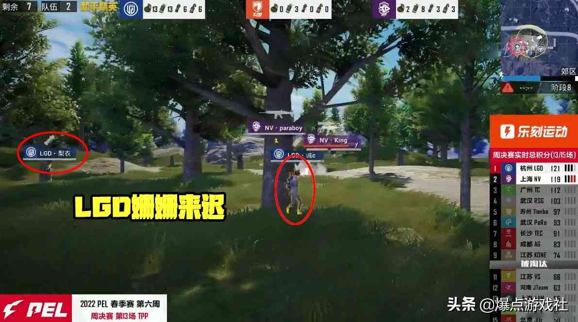 和平精英:意难平!LGD把周冠拱手相让,NV战队“无懈可击”?