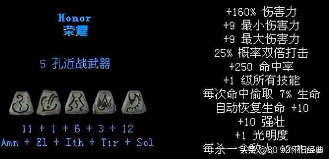 开荒 那必须得高调！暗黑2狱火重生最适合开荒的符文配对