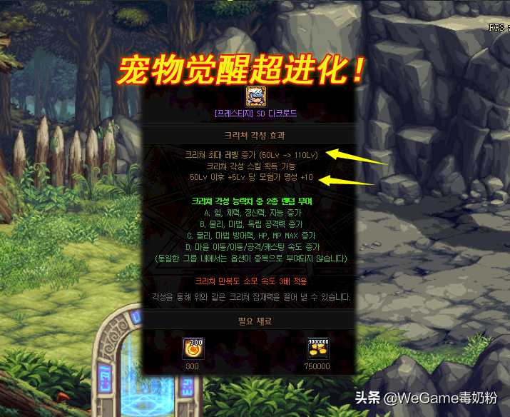 DNF:110级宠物装备大改版!自动捡物 300四维,手游策划名不虚传