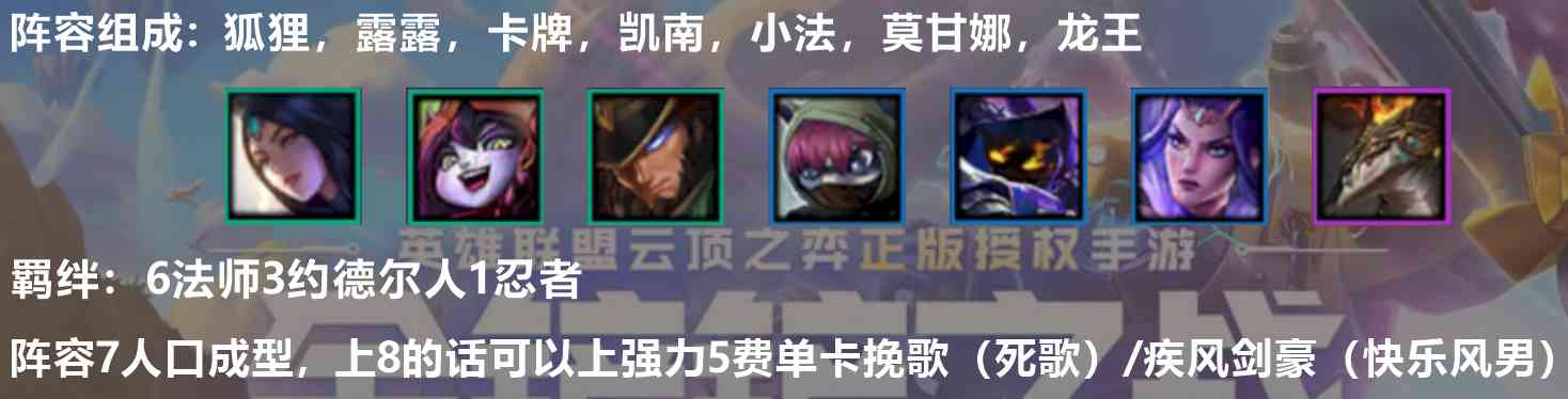金铲铲之战时空裂痕强力吃分阵容,瞬秒流天雷凯南