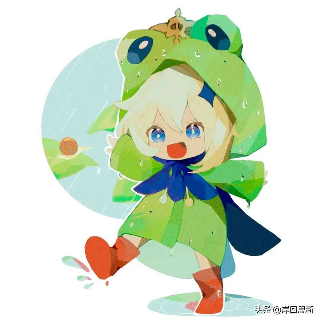 《原神》日本官推发图:派蒙梅雨青蛙装,同人图陆续诞生