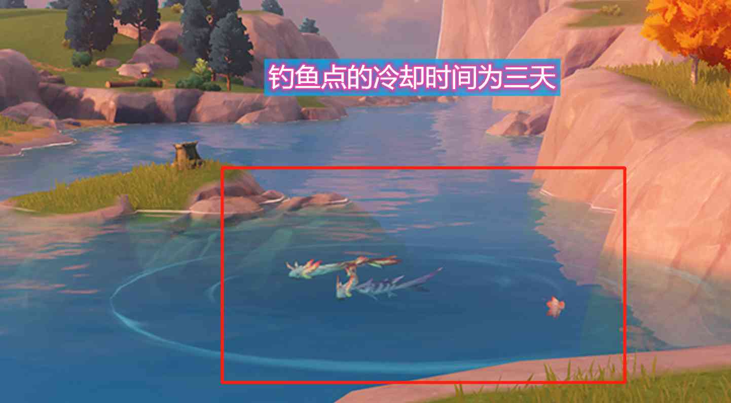 原神:钓鱼玩法的难度很高?抛竿的距离,将会成为决定性因素