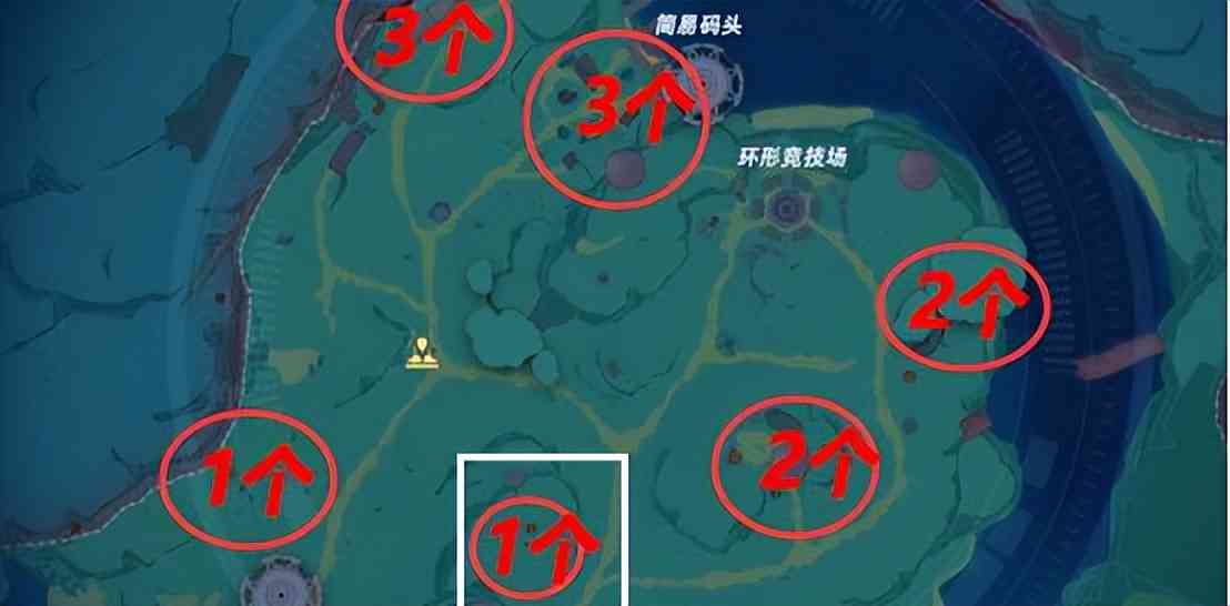 人工岛怪物点位图分享,建设材料快速获取