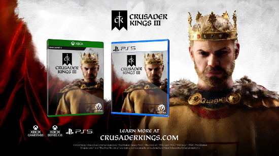 《十字军之王3》PS5版大小仅为3.38GB 不到PC版一半