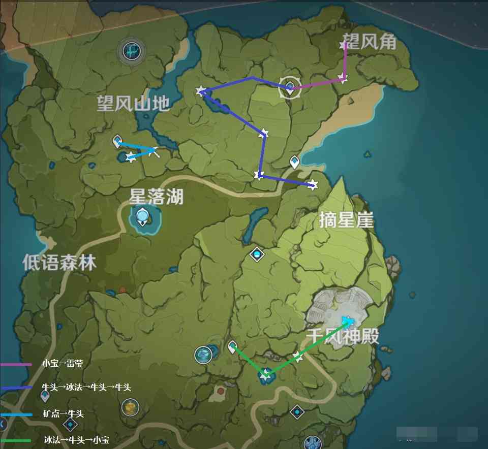 原神精英流锄大地:蒙德地区路线!不需要太“肝”,也有大量材料