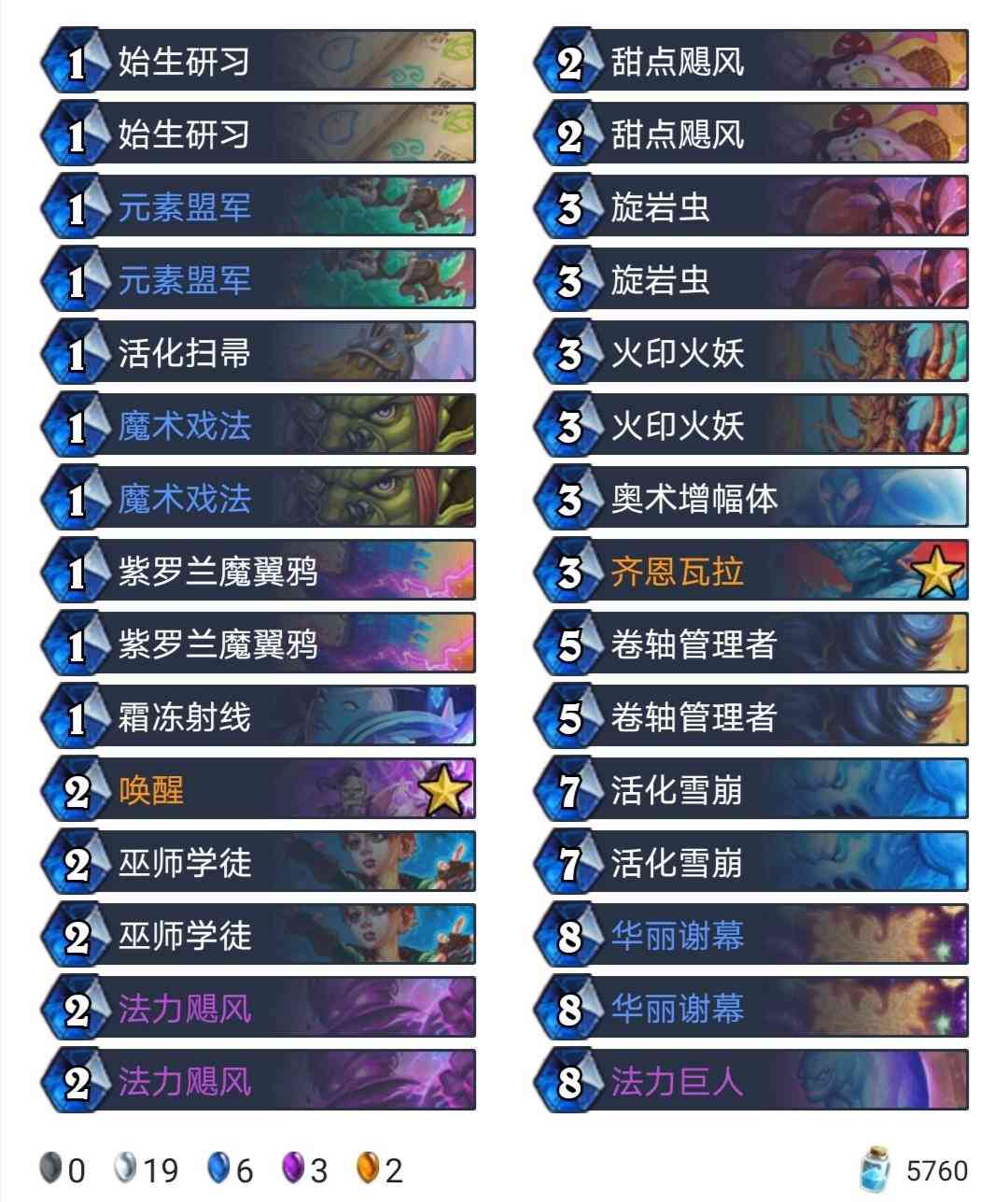炉石传说暗月马戏团:法师单卡点评及卡组预构筑