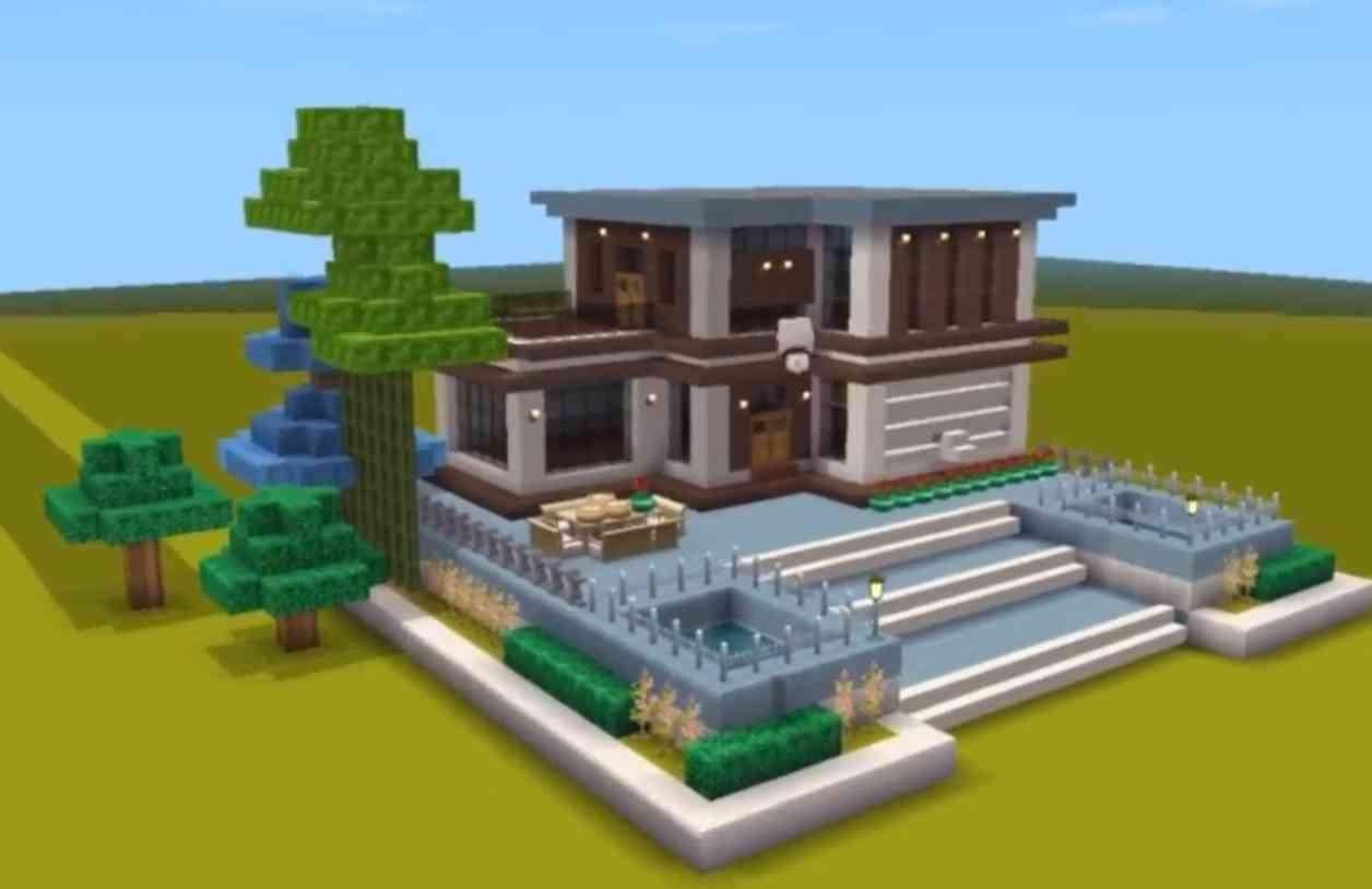 迷你世界：迷你现代化风格别墅，设计简单，看起来豪华大气