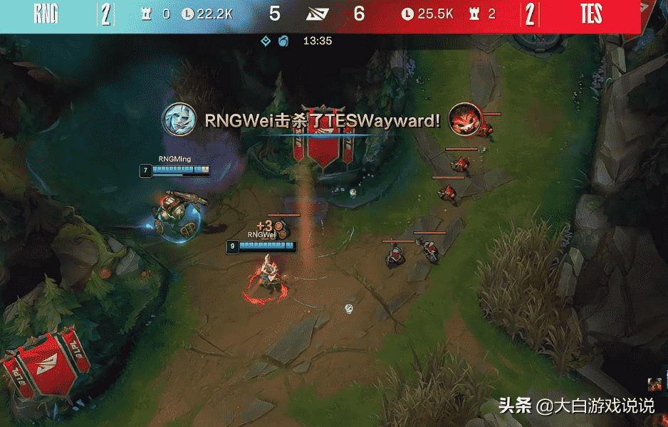 RNG 3:2战胜TES,勇夺2022LPL春季赛总冠军