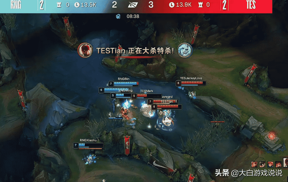 RNG 3:2战胜TES,勇夺2022LPL春季赛总冠军