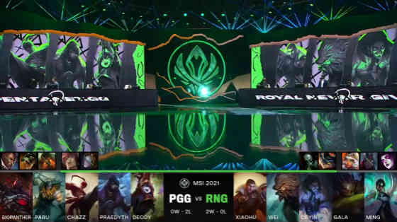 LOL-MSI:GALA大嘴极限输出龙坑二打五,RNG击败PGG豪取十一连胜