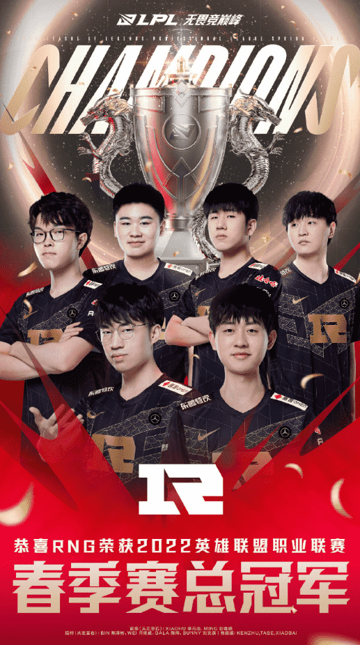 拒绝让二追三!RNG勇夺LPL春季赛冠军,小天三连亚让人扎心