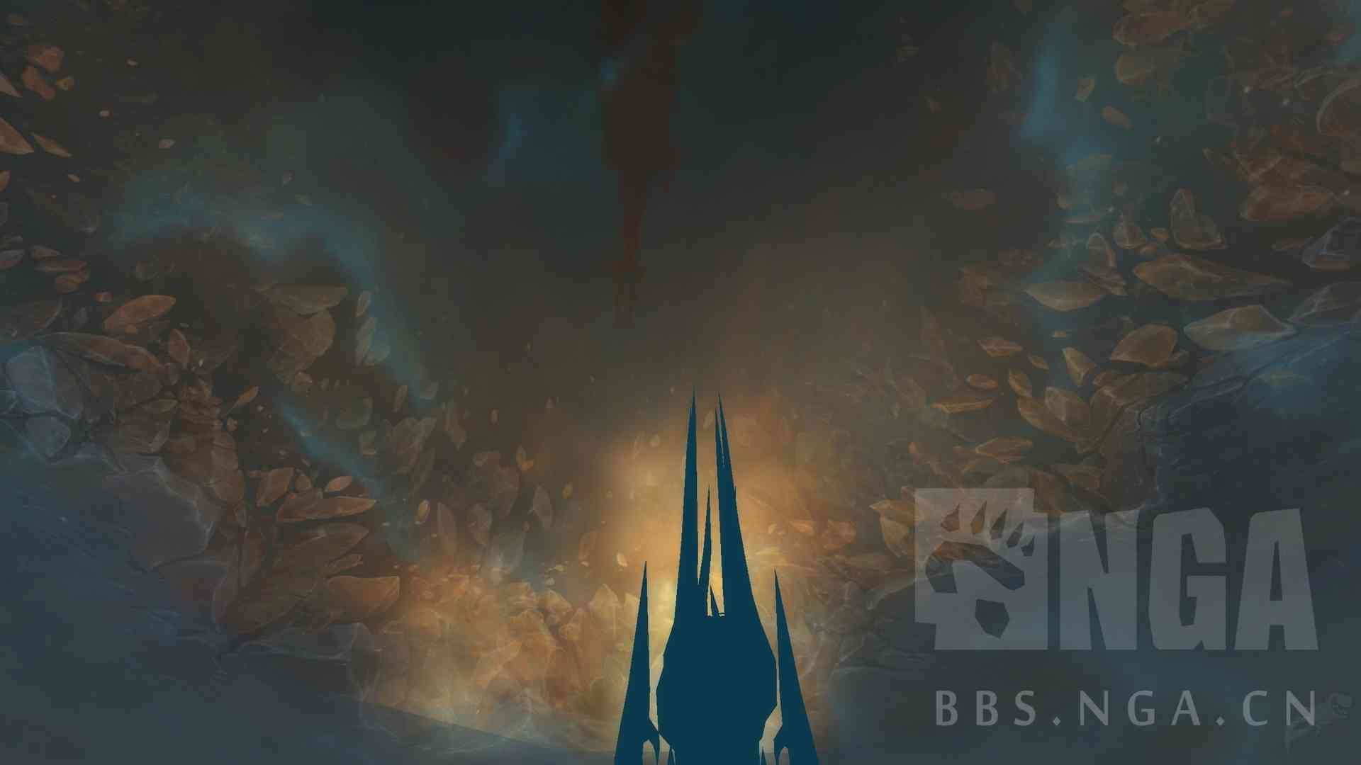魔兽：暗影之地版本中，全新的冰冠堡垒的天空