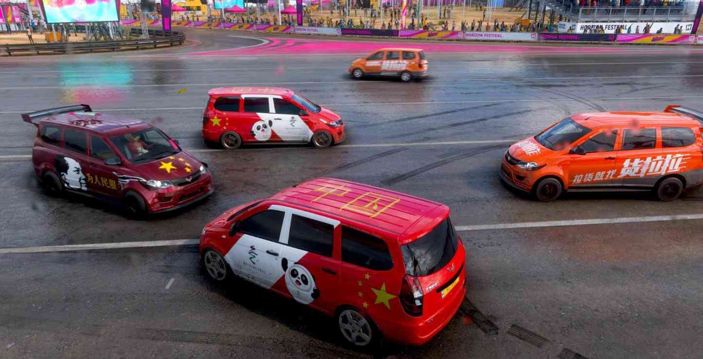 《极限竞速：地平线5》五菱宏光S国内玩家涂装 邮政、货拉拉来了