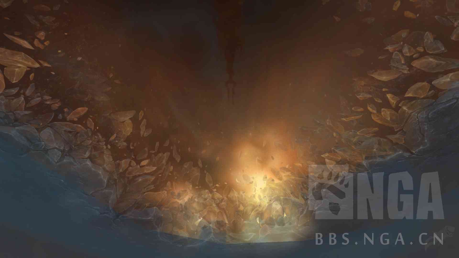 魔兽:暗影之地版本中,全新的冰冠堡垒的天空
