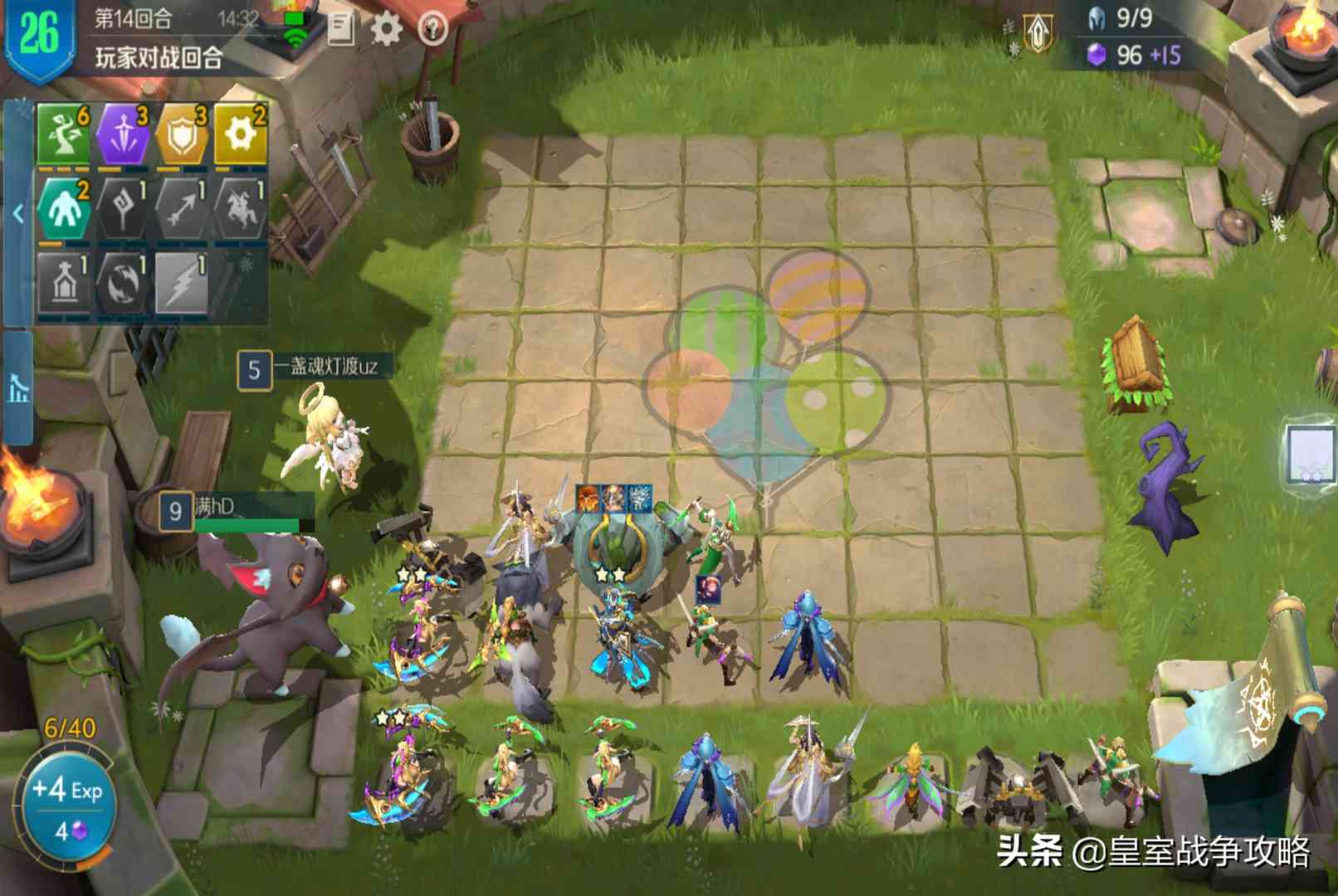 战歌竞技场:靠运气获胜的阵容,6精灵4坦克获胜概率也不小