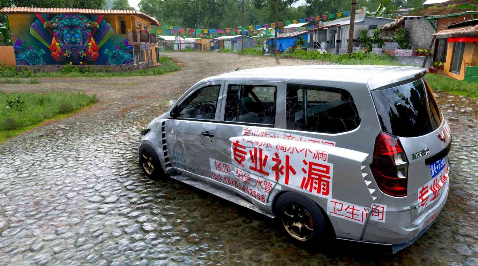《极限竞速:地平线5》五菱宏光S国内玩家涂装 邮政、货拉拉来了