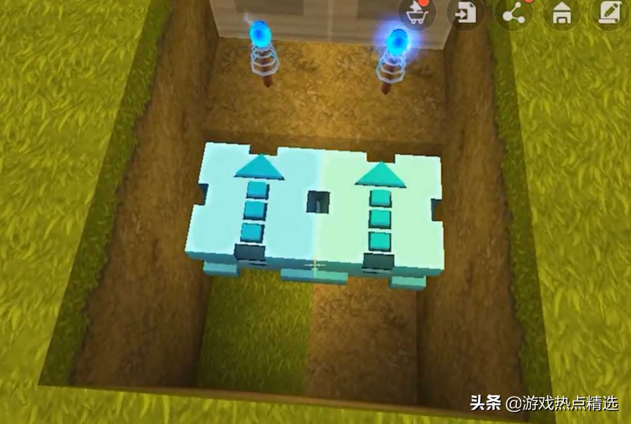 迷你世界:如此设计一道陷阱门,整蛊小伙伴很有效果!快来学学吧