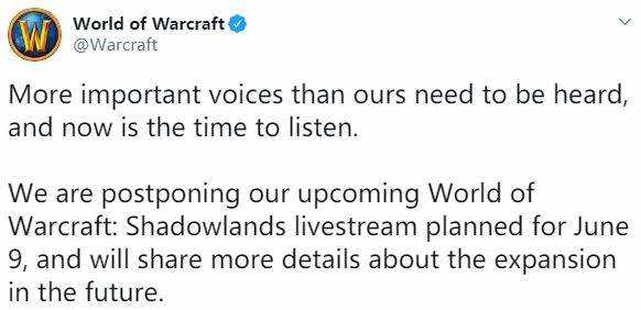 《魔兽世界：暗影国度》发布会推迟 新日期暂未确定（魔兽世界暗影国度周几更新）