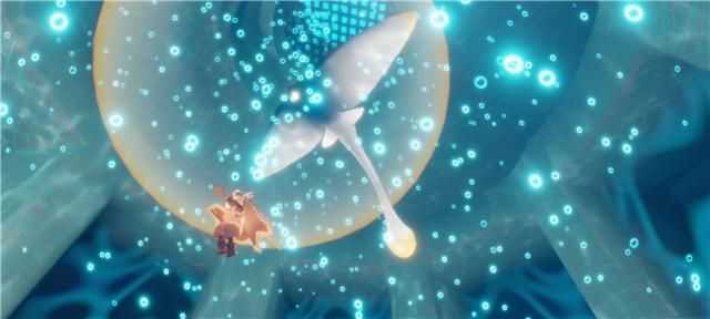 光遇：深渊季三大风景点，玩家突破屏障与遥鲲嬉耍，还能脚踩巨龙