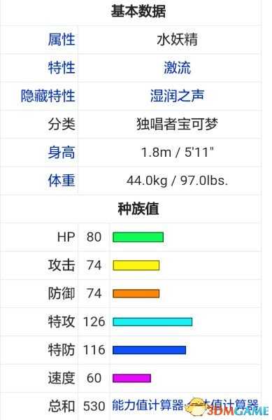 口袋妖怪日月超强对战精灵推荐 优质精灵属性数据