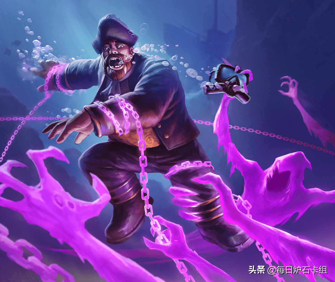 炉石传说:古尔丹去哪儿?在沉没之城玩深渊诅咒呢
