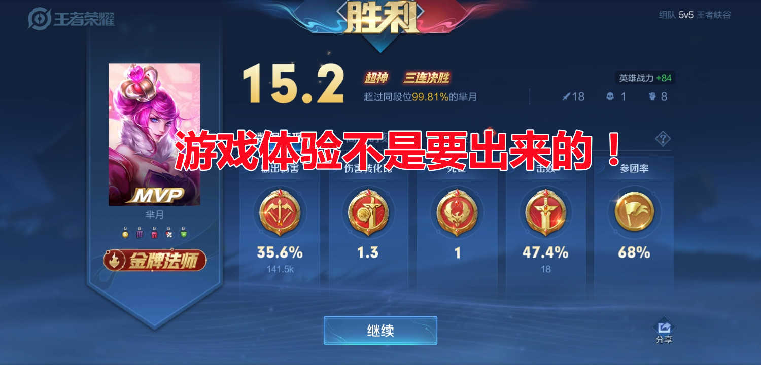王者荣耀:不同角度,上分关键点不同!6条关键因素你看好哪条?