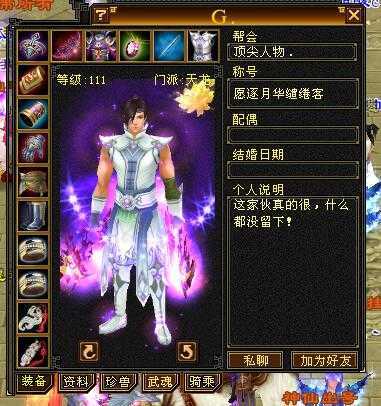 天龙八部怀旧服紫禁之巅第一天龙装备图，网友：全服第一输出王