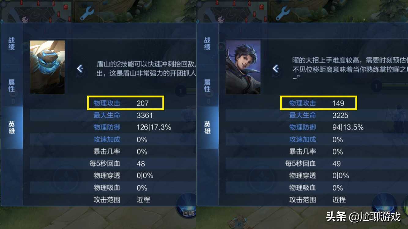 王者荣耀|全英雄初始属性数值统计:亚瑟血量最高,嫦娥护甲最少