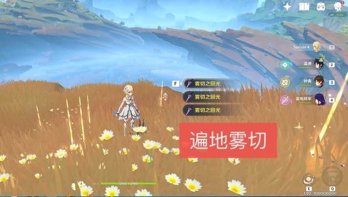 原神破解版亮了,遍地都是雾切,玩家的背包中还有10亿原石