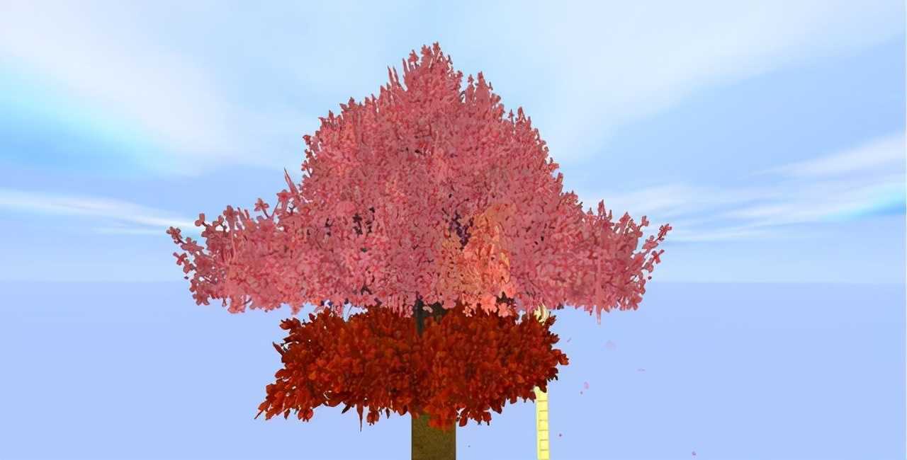 迷你世界：桃树长得慢，三个小技巧让收获满园桃子！第二个很重要