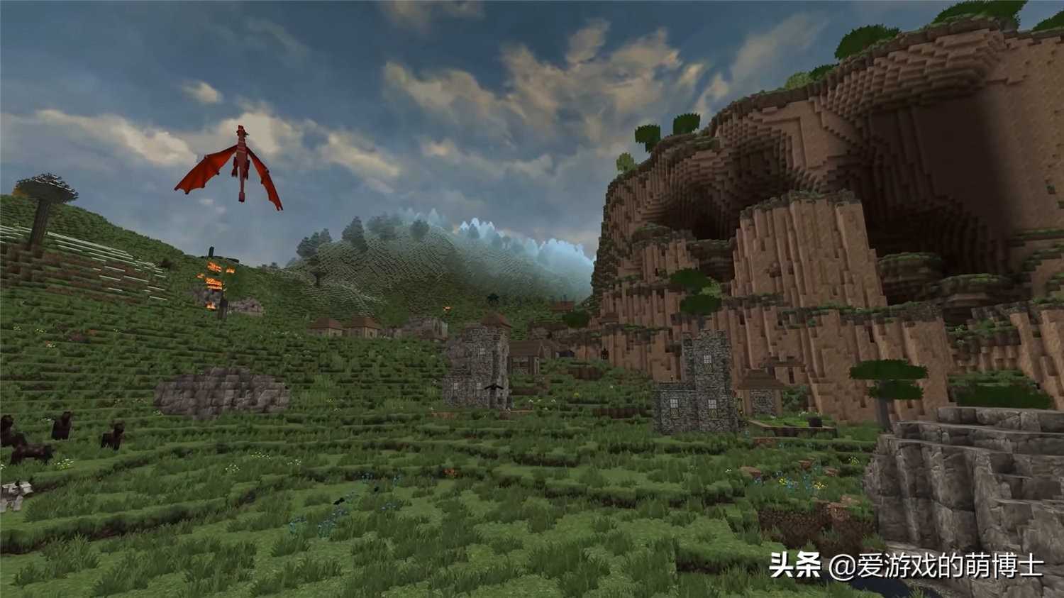 没有使用游戏模组,《我的世界》玩家打造了一辆可以自由移动的车