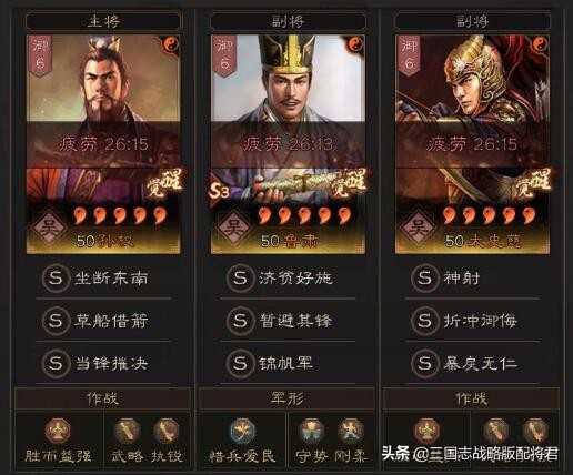 三国志战略版6套T0天花板共存配置，阵容克制和被克制详解