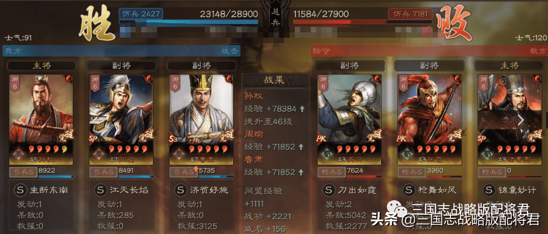 三国志战略版吴国T0行一弓,乱杀6套满红阵容