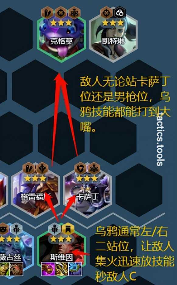 金铲铲之战:「学者乌鸦」大神把把强玩已达1500分国服前30