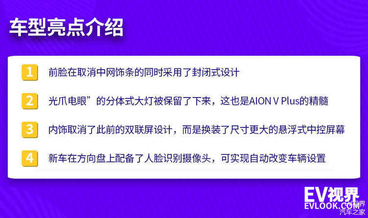 推荐80智享科技版 广汽埃安AION V Plus购车手册